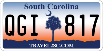 SC license plate QGI817