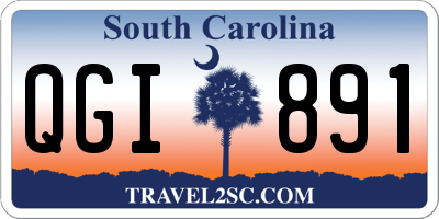 SC license plate QGI891