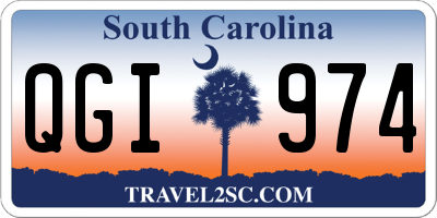 SC license plate QGI974