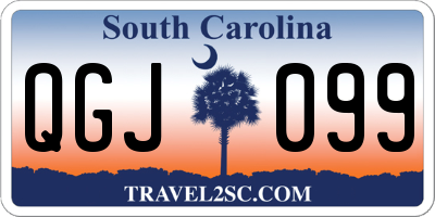 SC license plate QGJ099