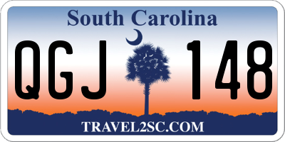 SC license plate QGJ148