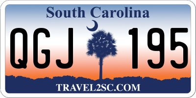 SC license plate QGJ195
