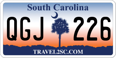 SC license plate QGJ226