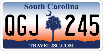 SC license plate QGJ245