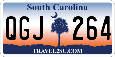 SC license plate QGJ264