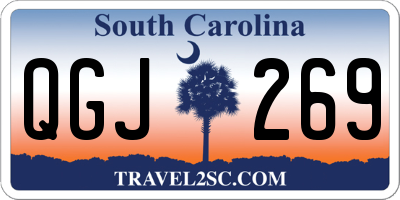 SC license plate QGJ269