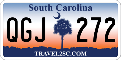 SC license plate QGJ272