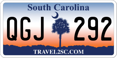 SC license plate QGJ292