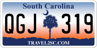 SC license plate QGJ319