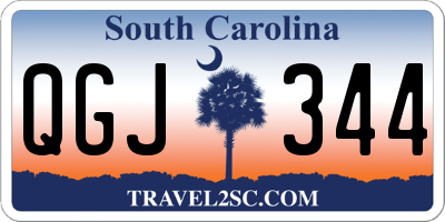 SC license plate QGJ344