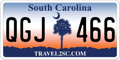 SC license plate QGJ466