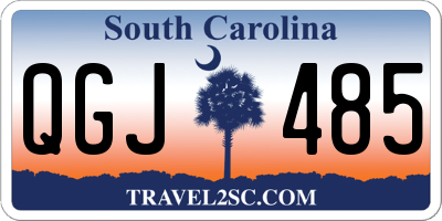 SC license plate QGJ485