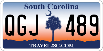SC license plate QGJ489