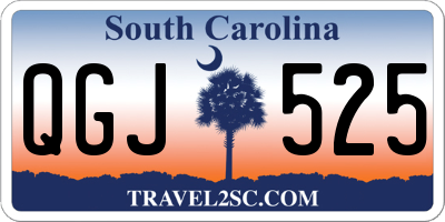 SC license plate QGJ525