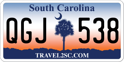 SC license plate QGJ538