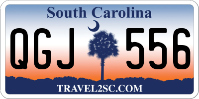 SC license plate QGJ556