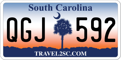 SC license plate QGJ592