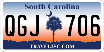 SC license plate QGJ706
