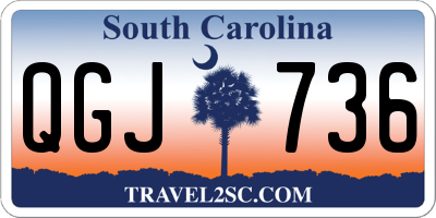 SC license plate QGJ736