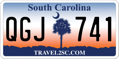 SC license plate QGJ741