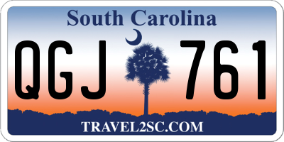 SC license plate QGJ761