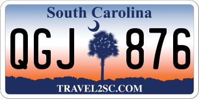 SC license plate QGJ876
