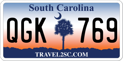 SC license plate QGK769