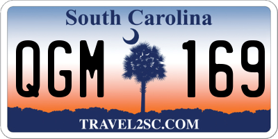 SC license plate QGM169