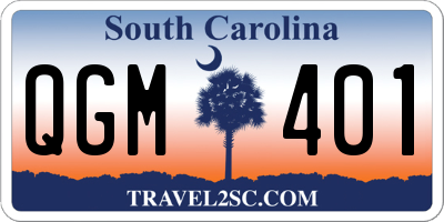 SC license plate QGM401