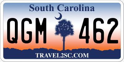 SC license plate QGM462