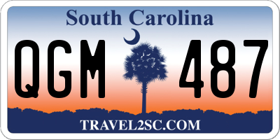 SC license plate QGM487