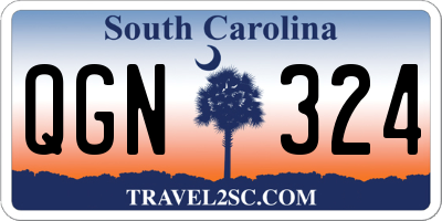 SC license plate QGN324