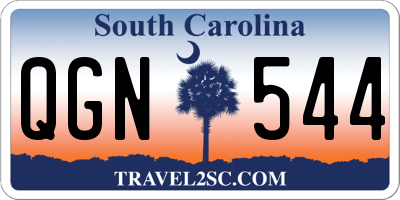 SC license plate QGN544