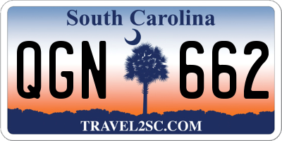 SC license plate QGN662