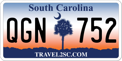 SC license plate QGN752