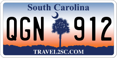 SC license plate QGN912