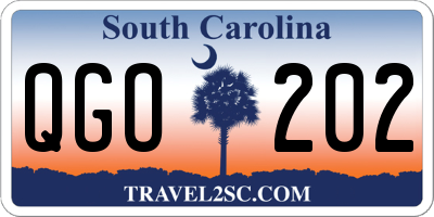 SC license plate QGO202