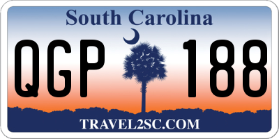 SC license plate QGP188