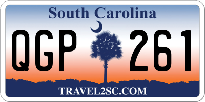 SC license plate QGP261