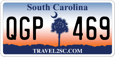 SC license plate QGP469