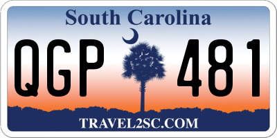 SC license plate QGP481
