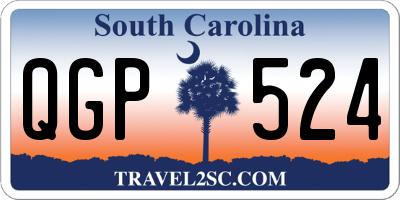 SC license plate QGP524