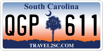 SC license plate QGP611