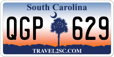 SC license plate QGP629