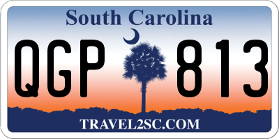 SC license plate QGP813