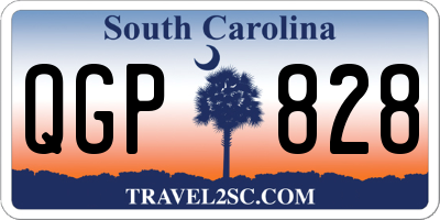 SC license plate QGP828