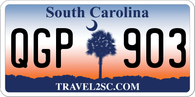 SC license plate QGP903