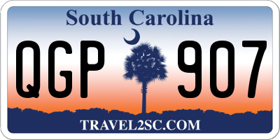 SC license plate QGP907