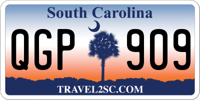 SC license plate QGP909
