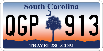SC license plate QGP913